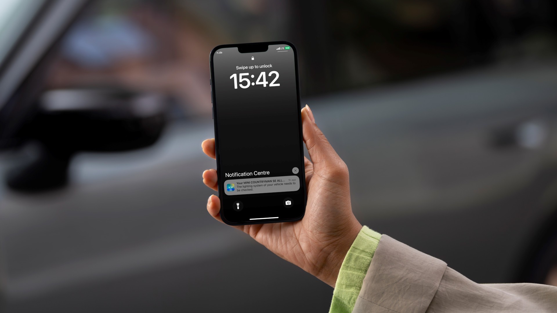 MINI Connected Drive App - Push Benachrichtigung